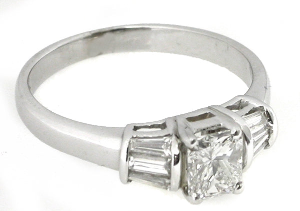 0.52ct Radiant Diamond  Engagement Ring