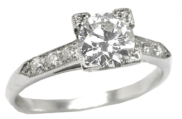 0.56ct Diamond Platinum Engagement Ring