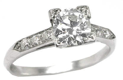0.56ct Diamond Platinum Engagement Ring