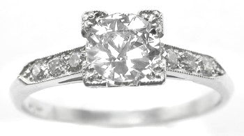 0.56ct Diamond Platinum Engagement Ring