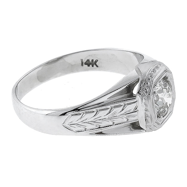 0.58ct Diamond Gold Men's Ring