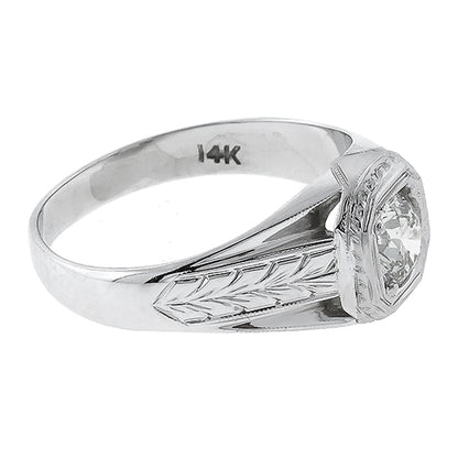 0.58ct Diamond Gold Men's Ring