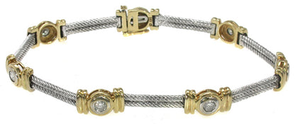 0.60ct Diamond  Gold Bracelet