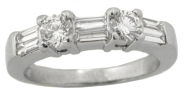 0.60ct Diamond Platinum Wedding Band