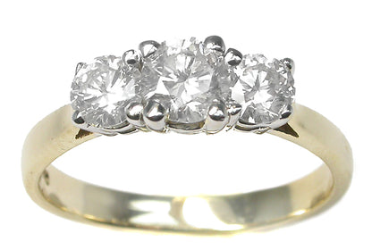 0.60ct Diamond Two-tone 14k Gold Engagement Ring