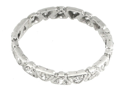 0.60ct Round Diamond  Eternity Wedding band