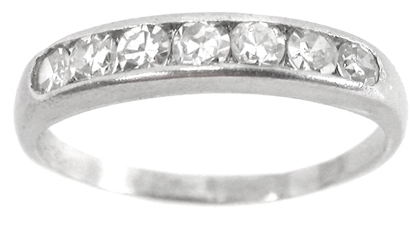 0.60ct  Single Cut Round  Diamond Wedding Band