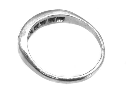 0.60ct  Single Cut Round  Diamond Wedding Band
