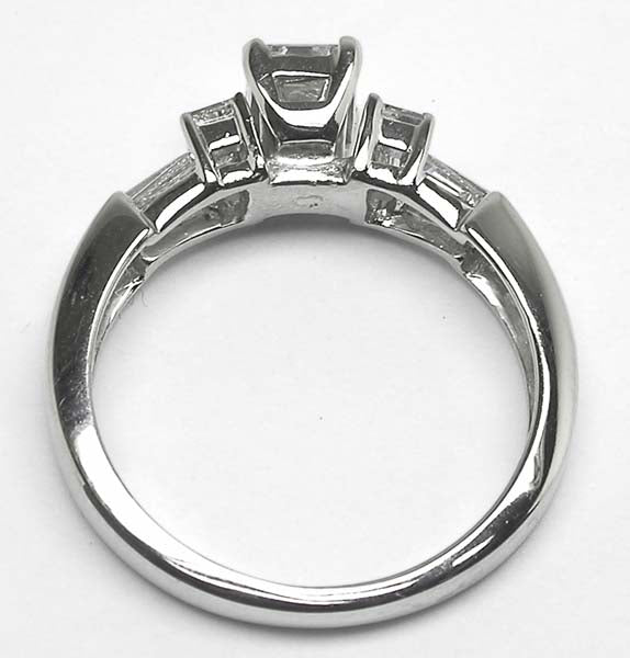 0.63ct Diamond 18k White Gold Engagement Ring