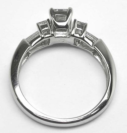 0.63ct Diamond 18k White Gold Engagement Ring