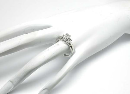 0.63ct Diamond 18k White Gold Engagement Ring