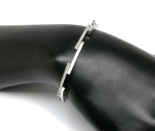 0.65ct Diamond 14k White Gold Bracelet