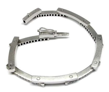 0.65ct Diamond 14k White Gold Bracelet