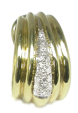 0.65ct Diamond Gold Earrings