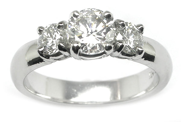 0.69ct Diamond Platinum Engagement Ring