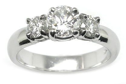 0.69ct Diamond Platinum Engagement Ring