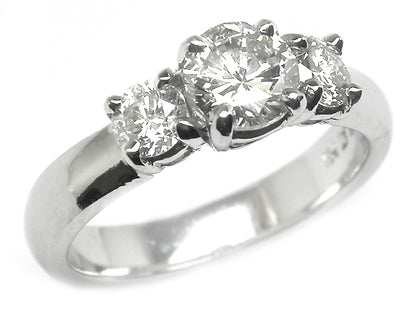0.69ct Diamond Platinum Engagement Ring