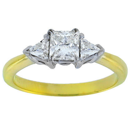 0.70ct  Diamond  Gold Engagement Ring