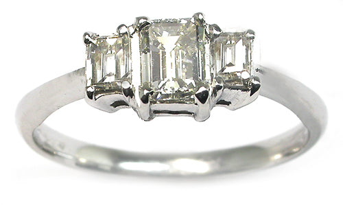 0.70ct Diamond Platinum Engagement Ring