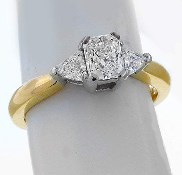 0.72ct  Diamond  Gold Engagement Ring