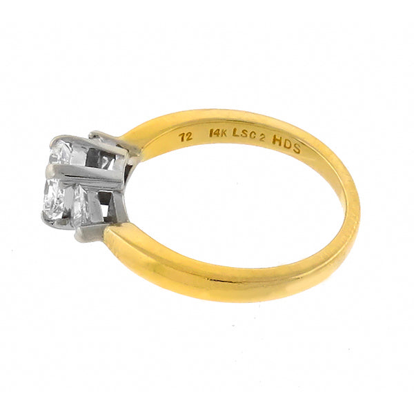 0.72ct  Diamond  Gold Engagement Ring