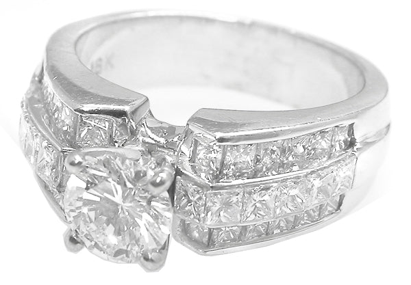 0.73ct Round Diamond  Engagement Ring