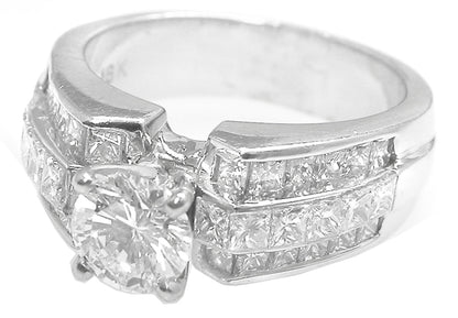 0.73ct Round Diamond  Engagement Ring