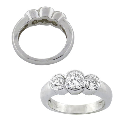 0.74ct Diamond Gold Anniversary  Ring