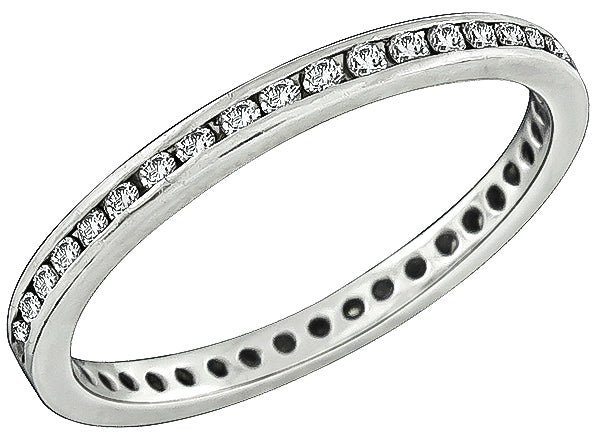 0.75ct Diamond Eternity Wedding Band