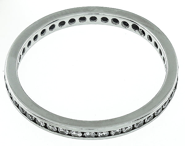 0.75ct Diamond Eternity Wedding Band