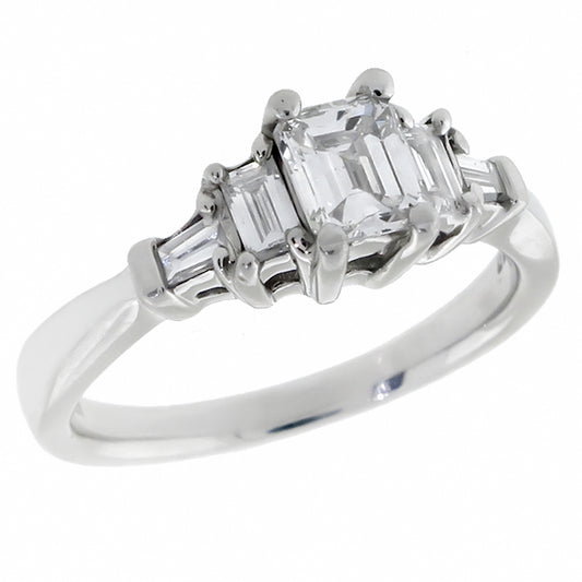 0.75ct Diamond Platinum Engagement Ring