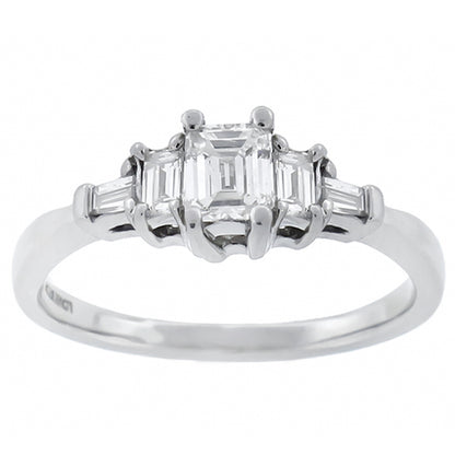 0.75ct Diamond Platinum Engagement Ring