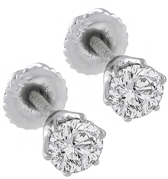 0.75ct Diamond Stud Earrings