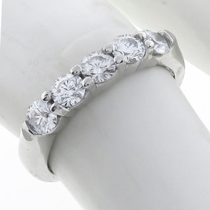 0.76ct Special  Diamond Platinum Gold Wedding Band