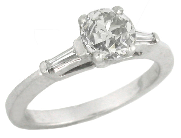 0.77ct Diamond 14k Gold Engagement Ring