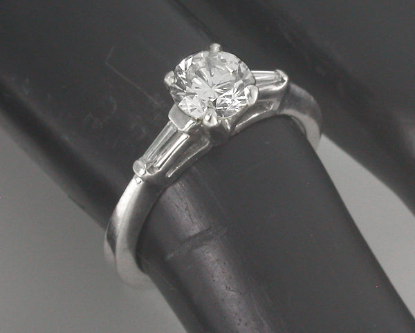 0.77ct Diamond 14k Gold Engagement Ring