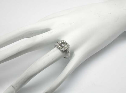 0.79ct Diamond Platinum Engagement Ring