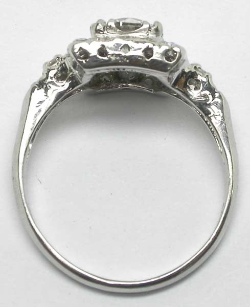 0.79ct Diamond Platinum Engagement Ring