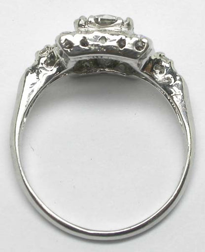 0.79ct Diamond Platinum Engagement Ring