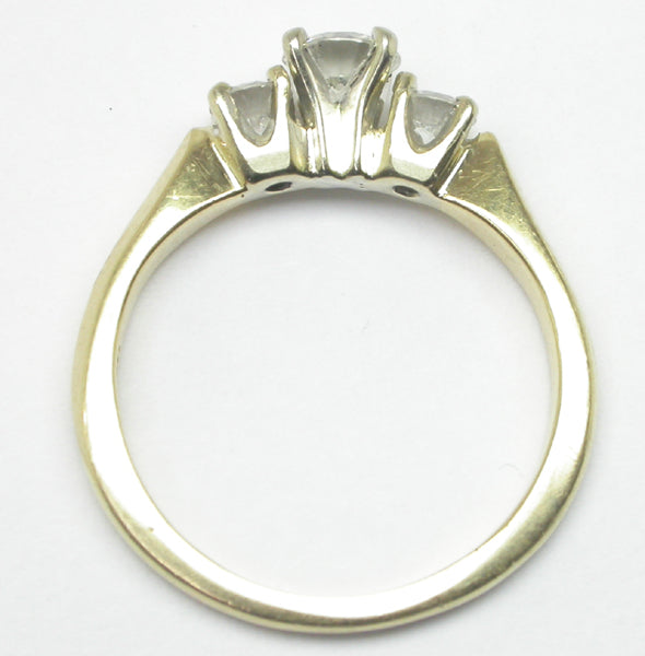 0.7ct Diamond 14k Yellow Gold Engagement Ring