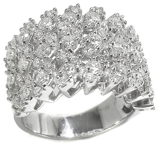 0.80ct Diamond 18k White Gold Ring