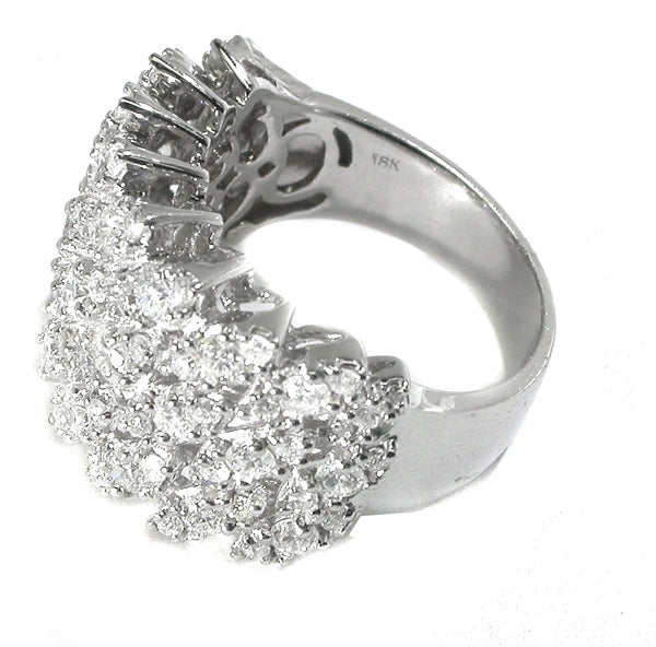 0.80ct Diamond 18k White Gold Ring