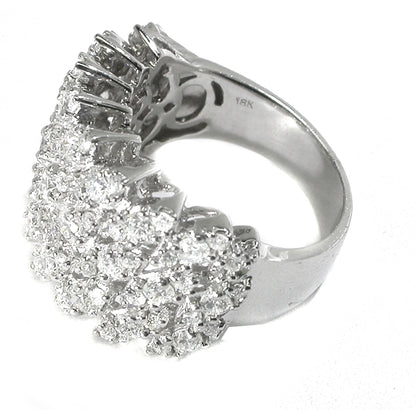 0.80ct Diamond 18k White Gold Ring
