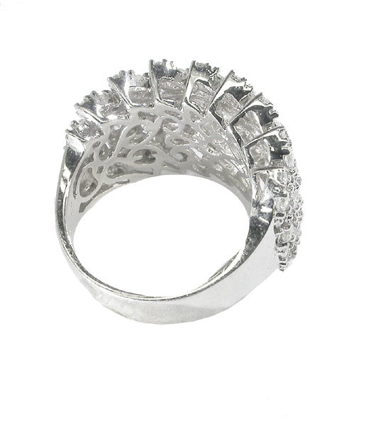 0.80ct Diamond 18k White Gold Ring
