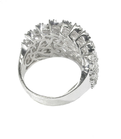 0.80ct Diamond 18k White Gold Ring