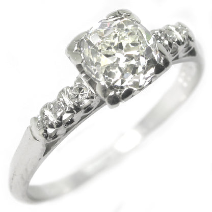 0.80ct Diamond Platinum Engagement Ring