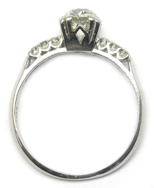 0.80ct Diamond Platinum Engagement Ring