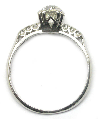 0.80ct Diamond Platinum Engagement Ring