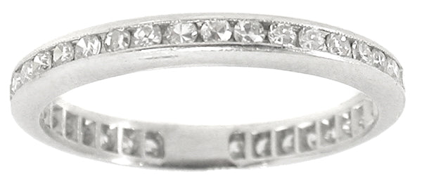 0.80ct Round Diamond Eternity Wedding Band