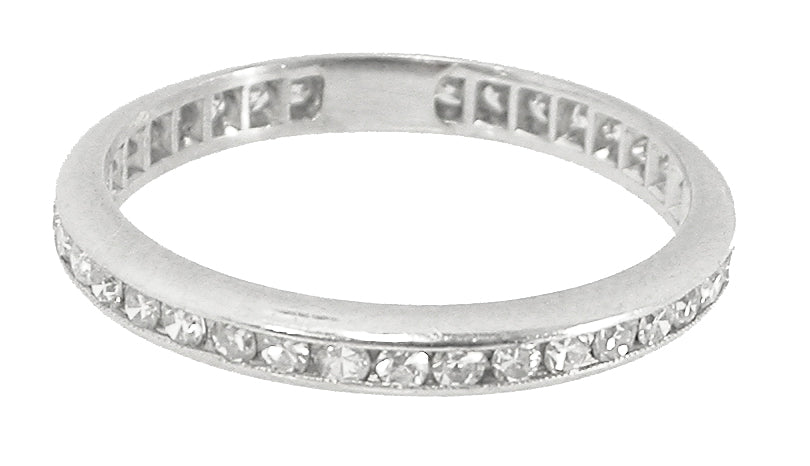 0.80ct Round Diamond Eternity Wedding Band